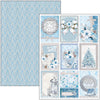 Ciao Bella ELEGANCE OF BLUE Christmas Winter A4 Creative Pad #CBCL079