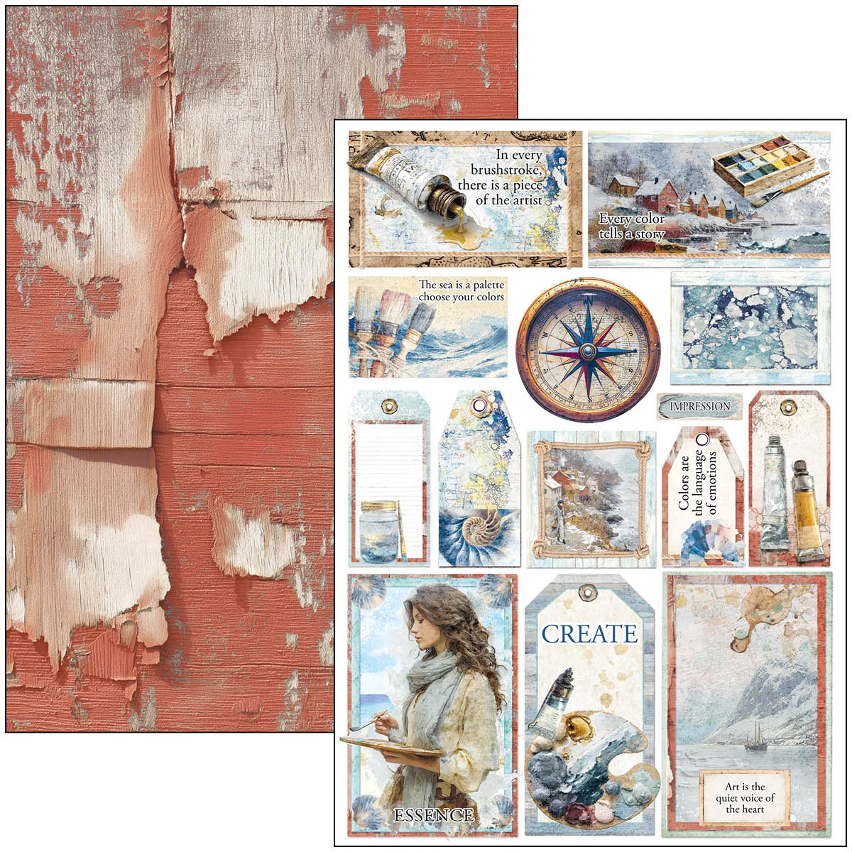 Ciao Bella AN ARTIST JOURNEY A4 Creative Pad #CBCL092