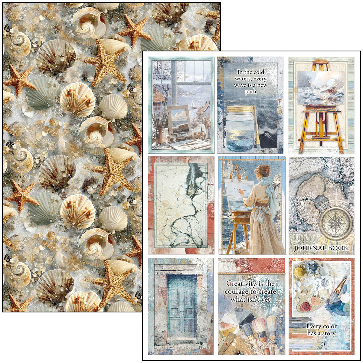 Ciao Bella AN ARTIST JOURNEY A4 Creative Pad #CBCL092