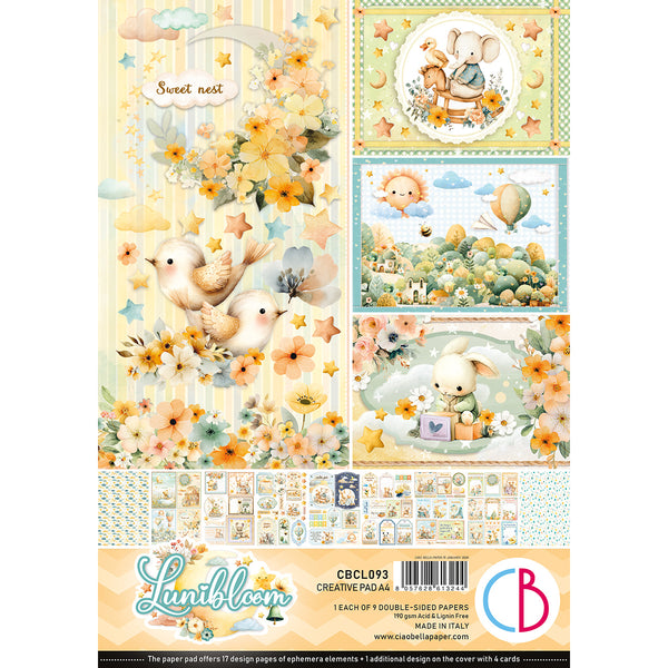 Ciao Bella LUNIBLOOM A4 Creative Pad #CBCL093
