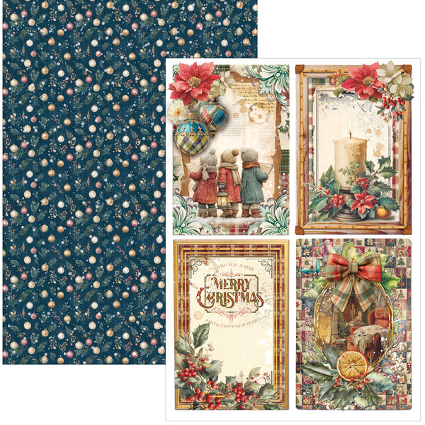 Ciao Bella MERRY and BRIGHT - Christmas A4 Creative Pad #CBCL098