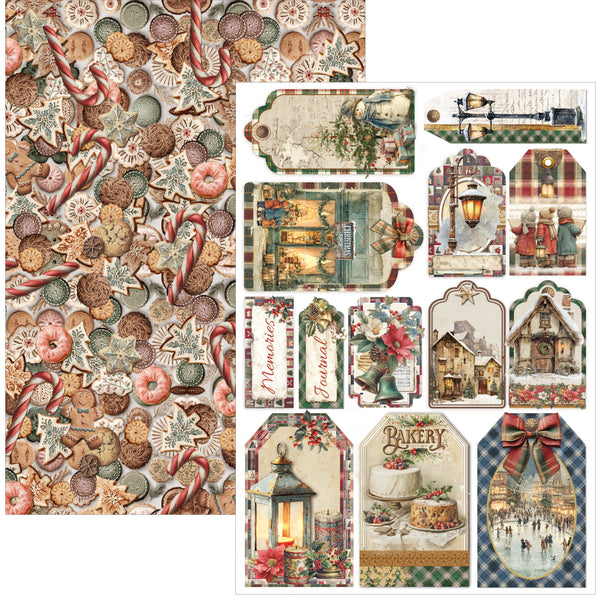 Ciao Bella MERRY and BRIGHT - Christmas A4 Creative Pad #CBCL098