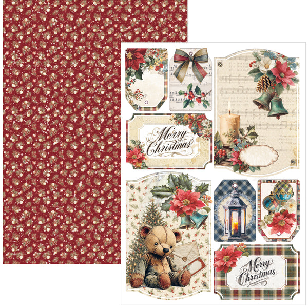 Ciao Bella MERRY and BRIGHT - Christmas A4 Creative Pad #CBCL098