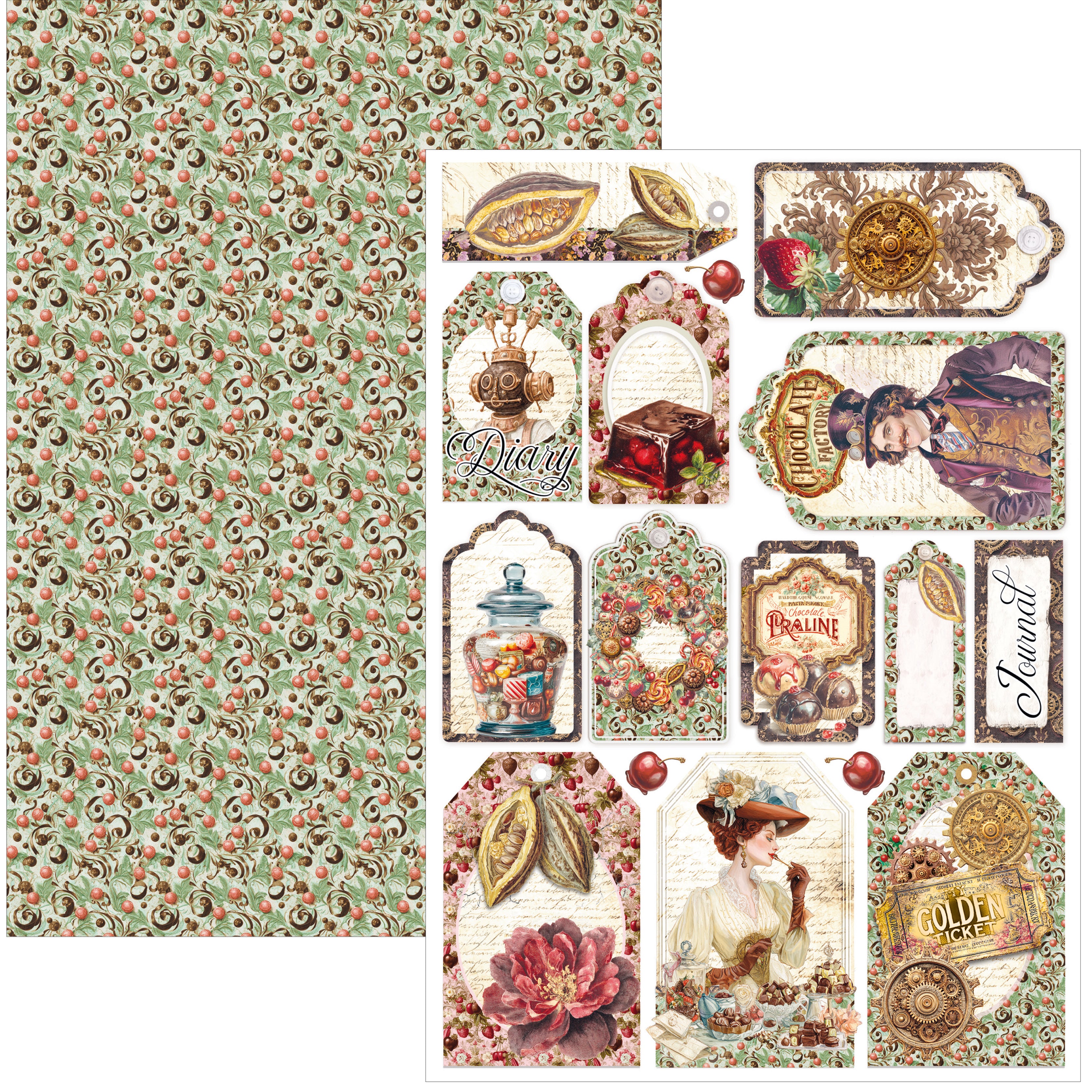 Ciao Bella CHOCOLATE WANDERLUST A4 Creative Pad #CBCL100