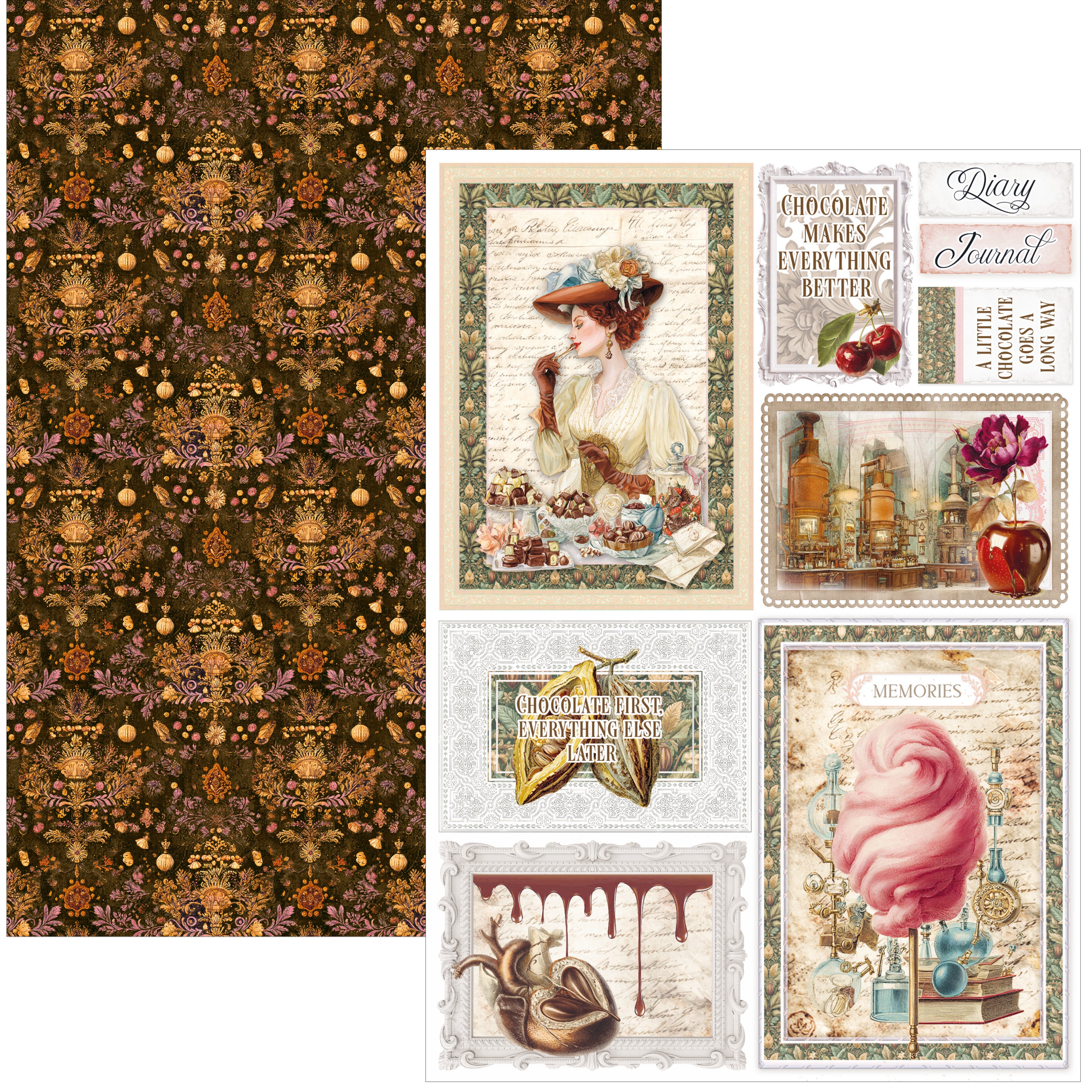 Ciao Bella CHOCOLATE WANDERLUST A4 Creative Pad #CBCL100
