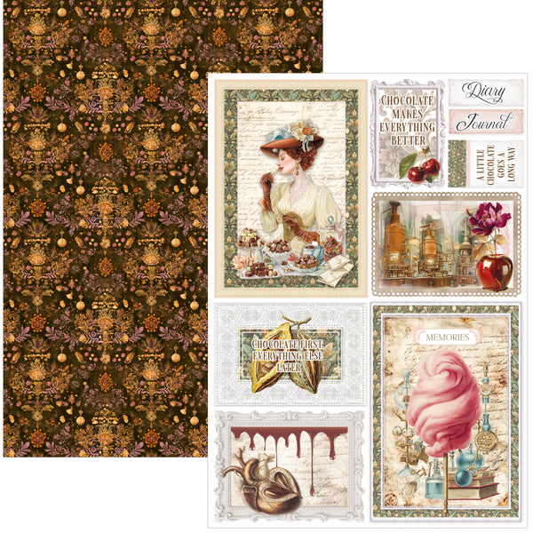 Ciao Bella CHOCOLATE WANDERLUST A4 Creative Pad #CBCL100