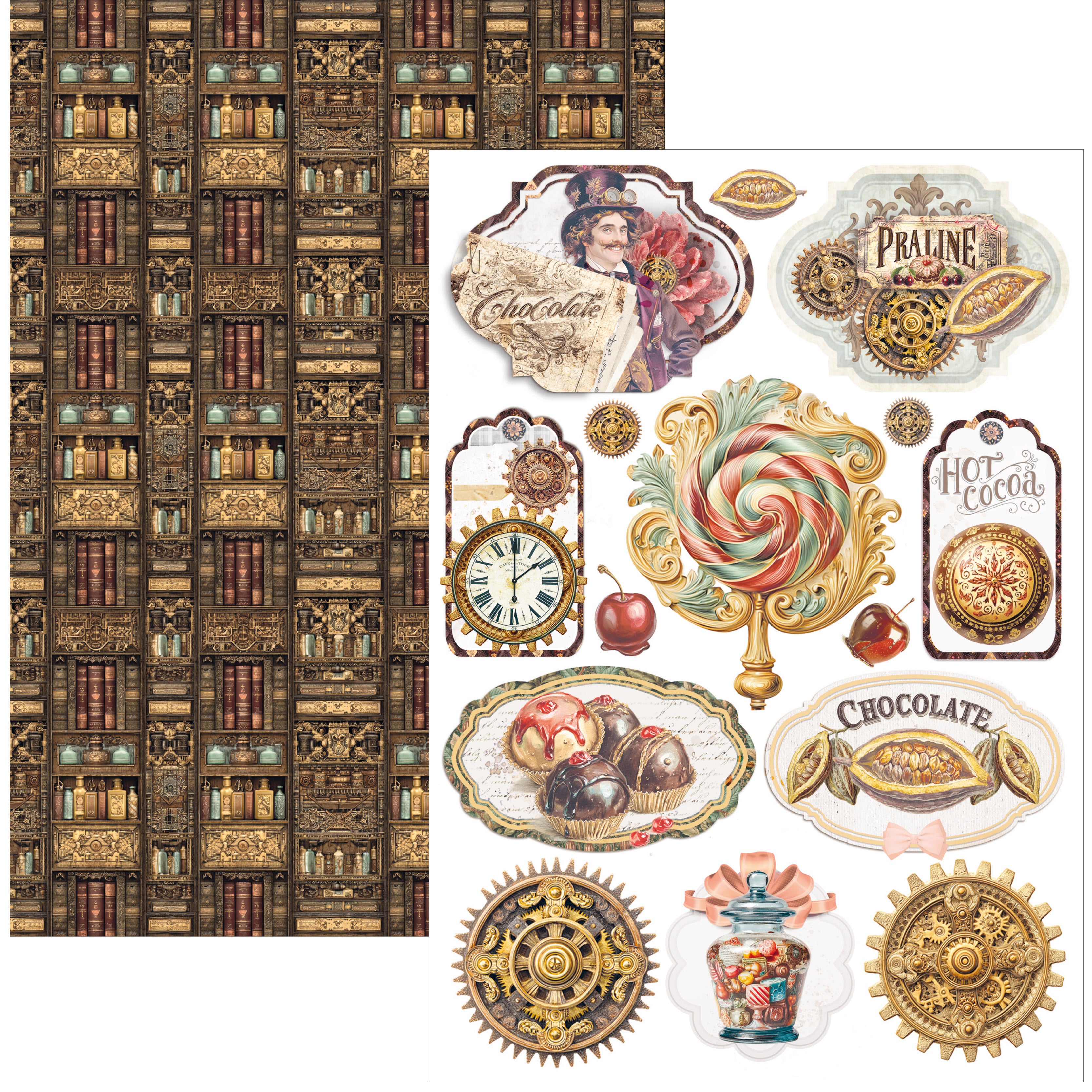 Ciao Bella CHOCOLATE WANDERLUST A4 Creative Pad #CBCL100