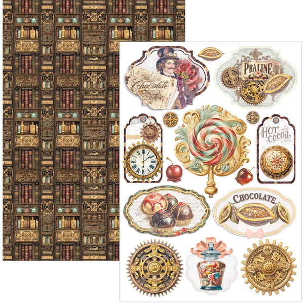 Ciao Bella CHOCOLATE WANDERLUST A4 Creative Pad #CBCL100