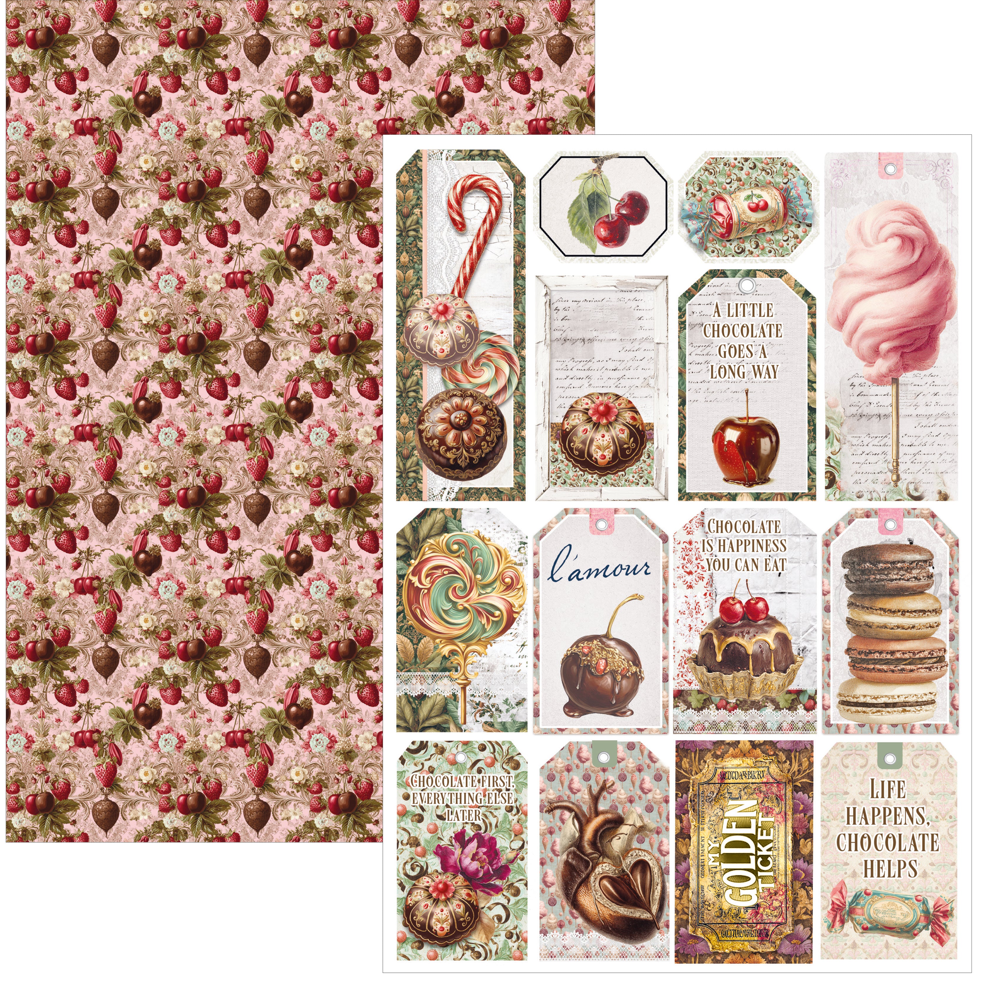 Ciao Bella CHOCOLATE WANDERLUST A4 Creative Pad #CBCL100