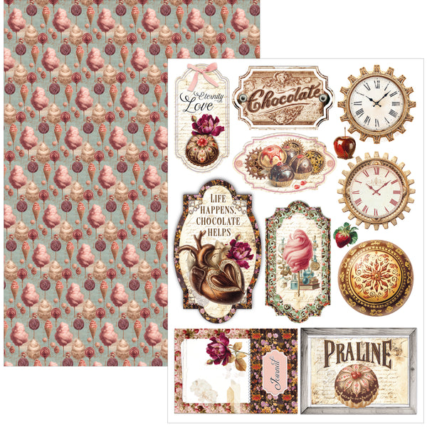 Ciao Bella CHOCOLATE WANDERLUST A4 Creative Pad #CBCL100