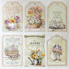 Ciao Bella FLOWER SHOP 6x6" PEARL Sheets 5 Pcs #CBDQ011