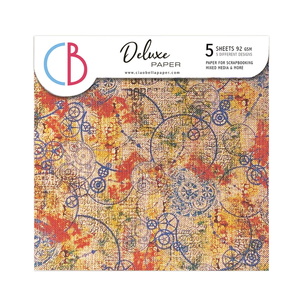 Ciao Bella CORAL REEF 6"x6" COPPER Sheets 5 Pcs #CBDQ012