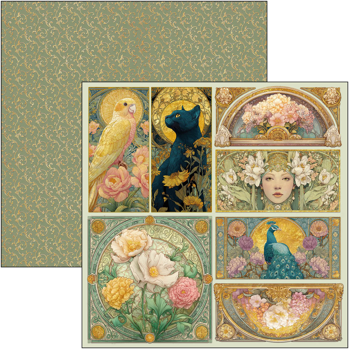 Ciao Bella ARTEMIS 8x8 Paper Pad 12 Sheets #CBH094