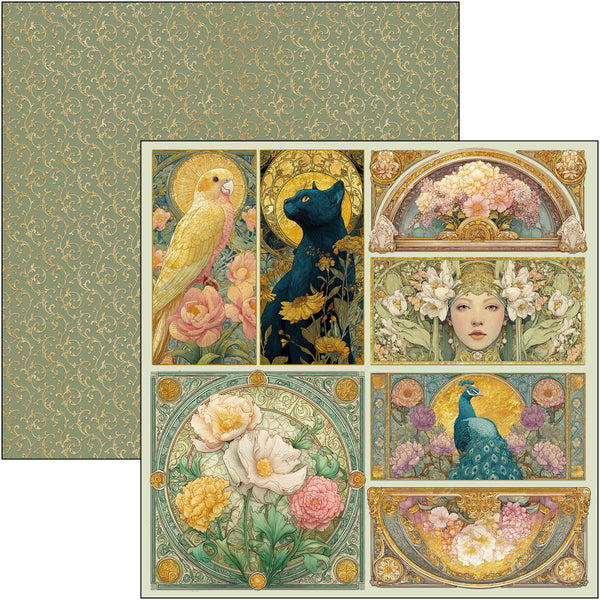 Ciao Bella ARTEMIS 8x8 Paper Pad 12 Sheets #CBH094