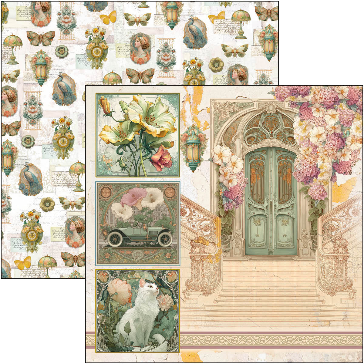 Ciao Bella ARTEMIS 8x8 Paper Pad 12 Sheets #CBH094