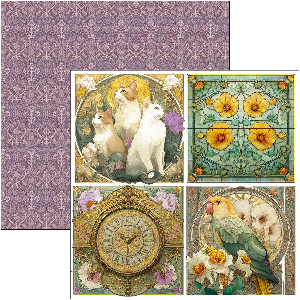 Ciao Bella ARTEMIS 8x8 Paper Pad 12 Sheets #CBH094