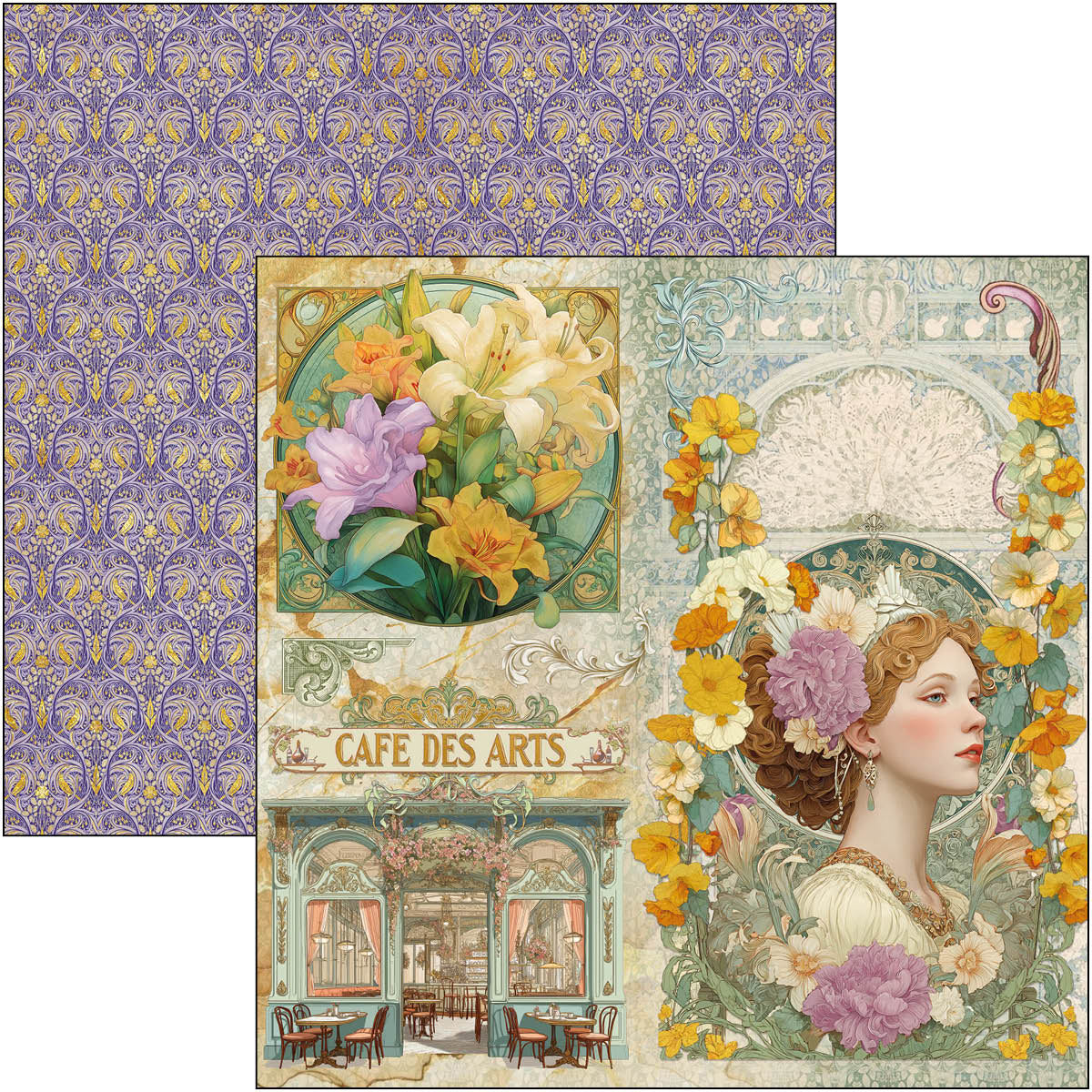 Ciao Bella ARTEMIS 8x8 Paper Pad 12 Sheets #CBH094