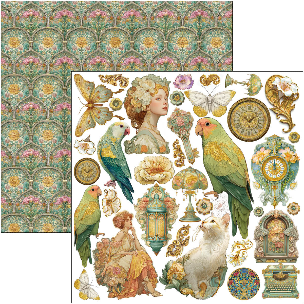 Ciao Bella ARTEMIS 8x8 Paper Pad 12 Sheets #CBH094