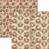Ciao Bella MERRY and BRIGHT 8x8 Paper Pad 12 Sheets #CBH098