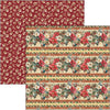 Ciao Bella MERRY and BRIGHT 8x8 Paper Pad 12 Sheets #CBH098