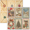Ciao Bella MERRY and BRIGHT 8x8 Paper Pad 12 Sheets #CBH098