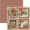 Ciao Bella MERRY and BRIGHT 8x8 Paper Pad 12 Sheets #CBH098