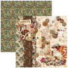 Ciao Bella CHOCOLATE WANDERLUST 8x8 Paper Pad 12 Sheets #CBH100