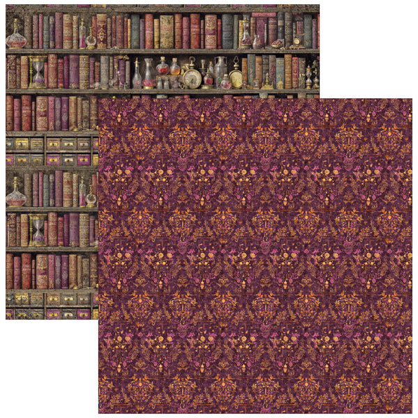 Ciao Bella CHOCOLATE WANDERLUST 8x8 Paper Pad 12 Sheets #CBH100