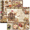 Ciao Bella CHOCOLATE WANDERLUST 8x8 Paper Pad 12 Sheets #CBH100