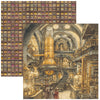 Ciao Bella CHOCOLATE WANDERLUST 8x8 Paper Pad 12 Sheets #CBH100