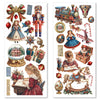 Ciao Bella TOY SHOP Winter Christmas ART STICKERS 5 sheets #CBI005