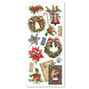 Ciao Bella TOY SHOP Winter Christmas ART STICKERS 5 sheets #CBI005