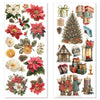 Ciao Bella MERRY and BRIGHT Christmas - Transparent STICKERS 5 sheets #CBI017