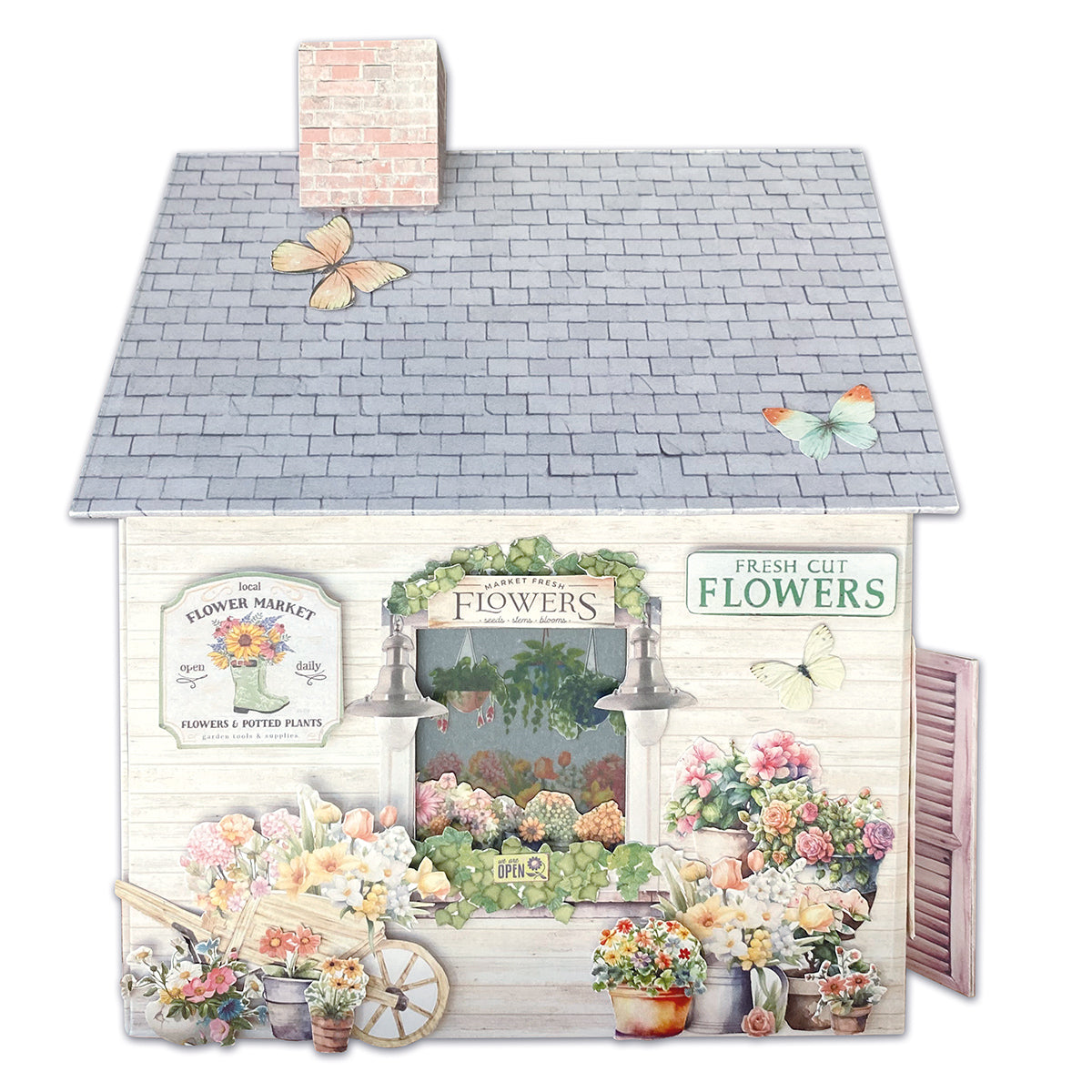 Ciao Bella Flower Shop HOME Sweet HOME DIY Craft Kit #CBK001