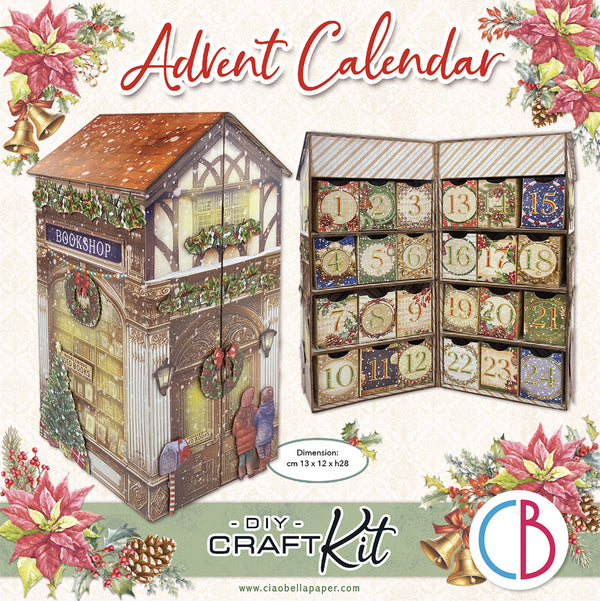 Ciao Bella ADVENT CALENDAR Christmas DIY Basic Craft Kit #CBK003