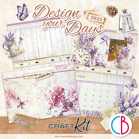 Ciao Bella 2025 CALENDER Design Your Days DIY Craft Kit #CBK005