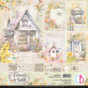 Ciao Bella FLOWER SHOP 12x12 Paper Pad 12 Sheets #CBPM077