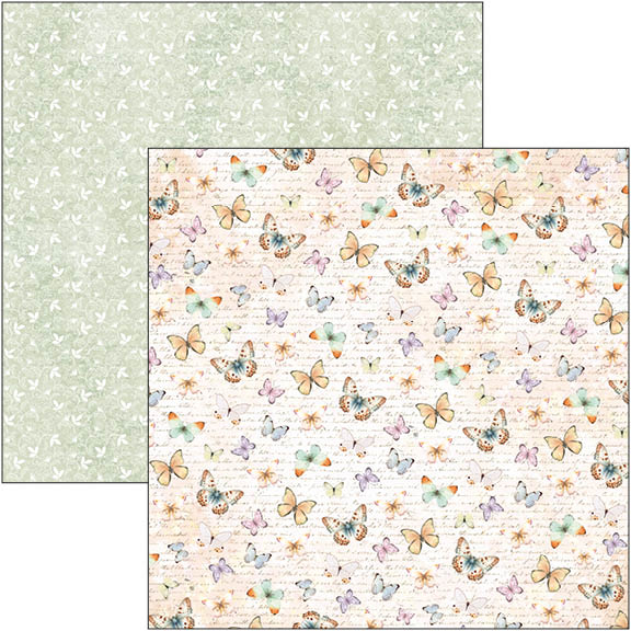 Ciao Bella FLOWER SHOP 12x12 Paper Pad 12 Sheets #CBPM077