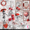 Ciao Bella PARIS JE T'AIME 12x12 Paper Pad 12 Sheets #CBPM081