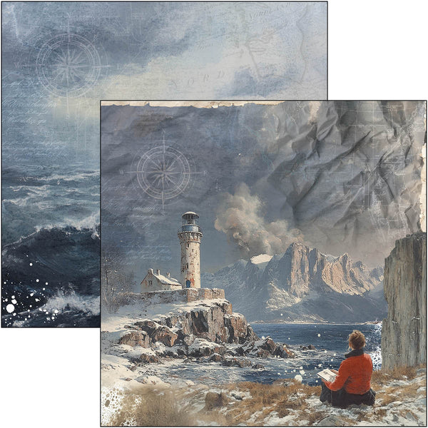 Ciao Bella AN ARTIST JOURNEY 12x12 Paper Pad 12 Sheets #CBPM092