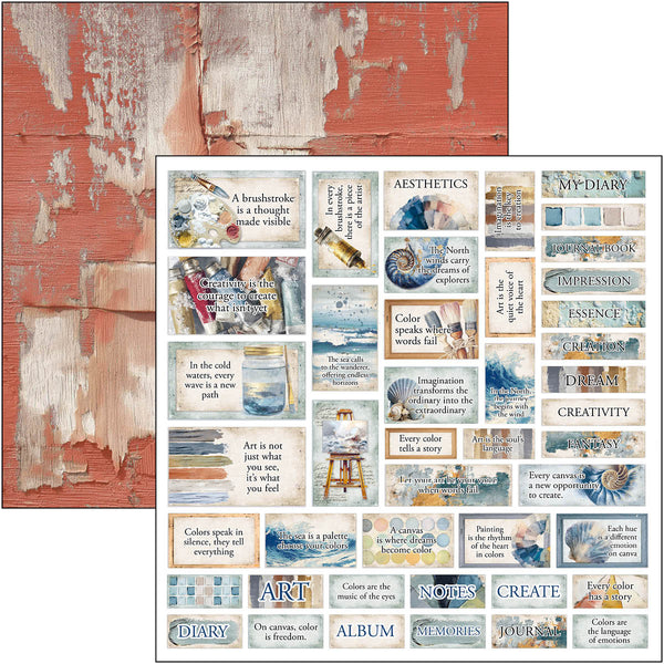 Ciao Bella AN ARTIST JOURNEY 12x12 Paper Pad 12 Sheets #CBPM092