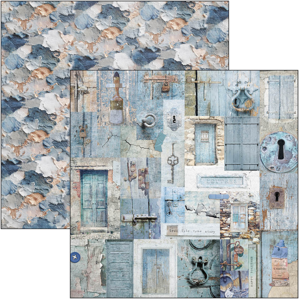 Ciao Bella AN ARTIST JOURNEY 12x12 Paper Pad 12 Sheets #CBPM092