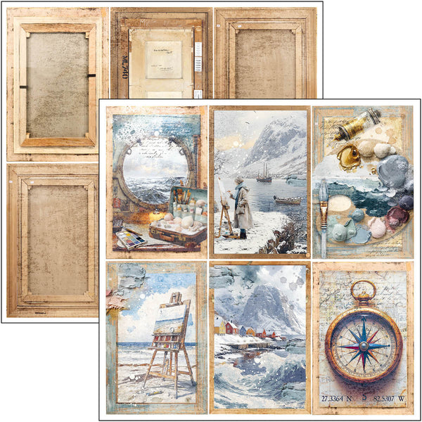 Ciao Bella AN ARTIST JOURNEY 12x12 Paper Pad 12 Sheets #CBPM092