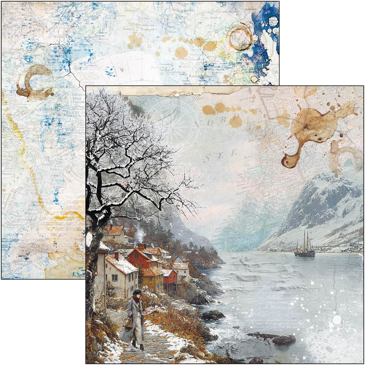 Ciao Bella AN ARTIST JOURNEY 12x12 Paper Pad 12 Sheets #CBPM092