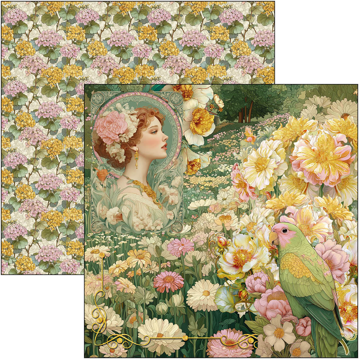 Ciao Bella ARTEMIS 12x12 Paper Pad 12 Sheets #CBPM094