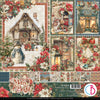 Ciao Bella MERRY and BRIGHT Christmas 12x12 Paper Pad 12 Sheets #CBPM098