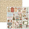 Ciao Bella MERRY and BRIGHT Christmas 12x12 Paper Pad 12 Sheets #CBPM098