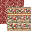 Ciao Bella MERRY and BRIGHT Christmas 12x12 Paper Pad 12 Sheets #CBPM098