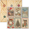 Ciao Bella MERRY and BRIGHT Christmas 12x12 Paper Pad 12 Sheets #CBPM098