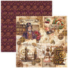 Ciao Bella CHOCOLATE WANDERLUST 12x12 Paper Pad 12 Sheets #CBPM100